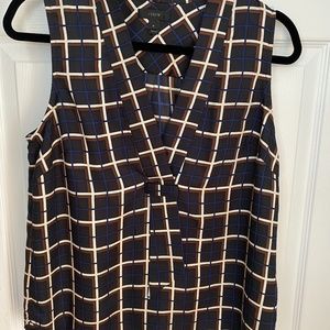 J. Crew Plaid blouse